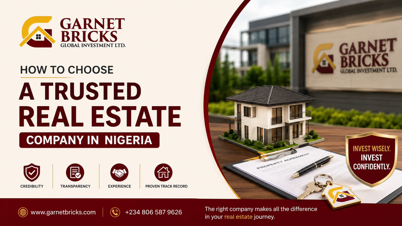 How to Choose a Trusted Real Estate Company in Nigeria | Garnet Bricks